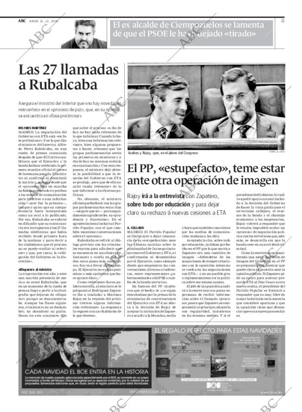 ABC MADRID 21-12-2006 página 11