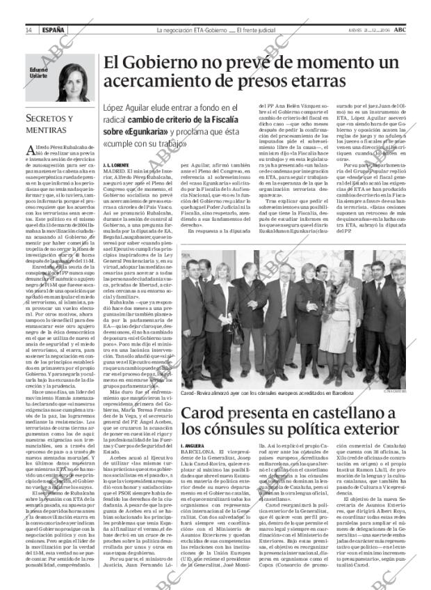 ABC MADRID 21-12-2006 página 14