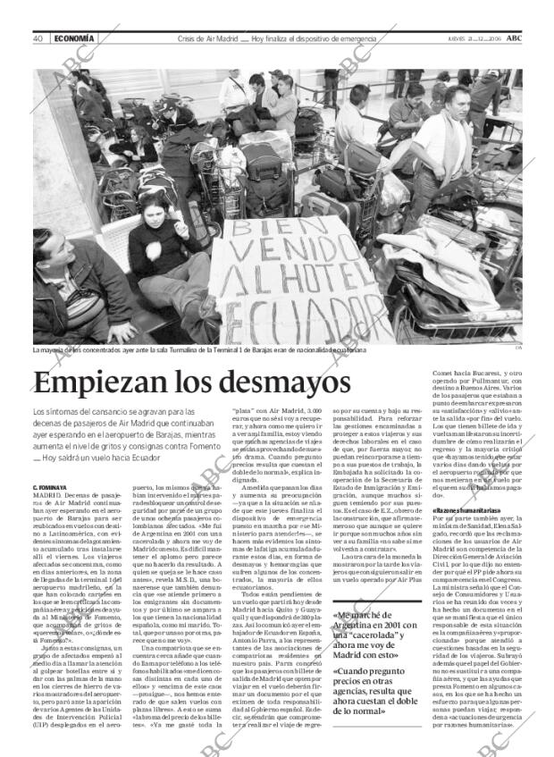 ABC MADRID 21-12-2006 página 40