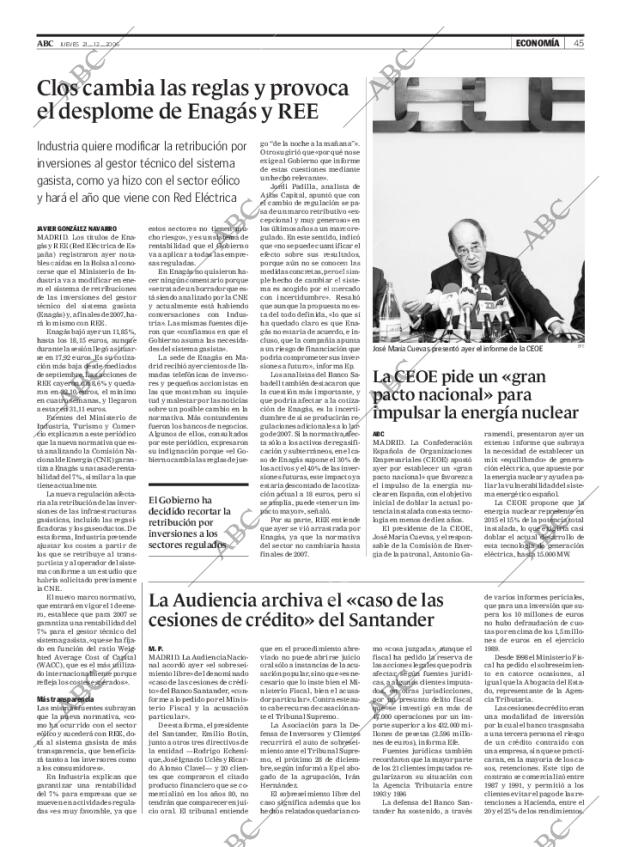 ABC MADRID 21-12-2006 página 45