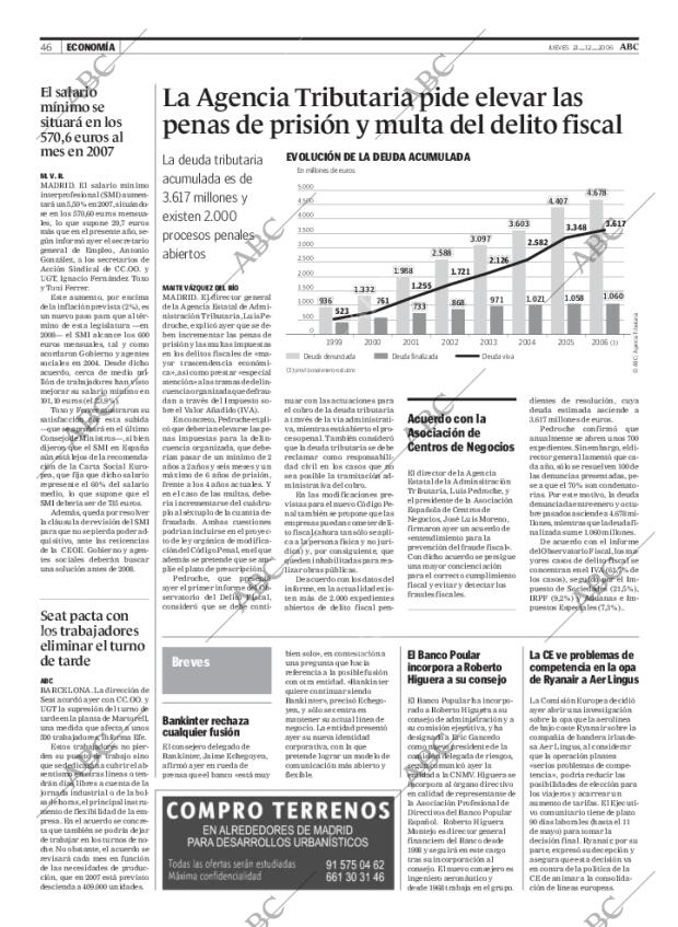 ABC MADRID 21-12-2006 página 46