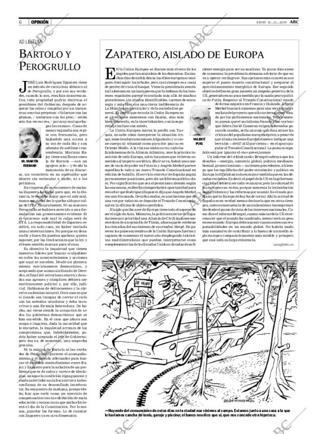 ABC MADRID 21-12-2006 página 6