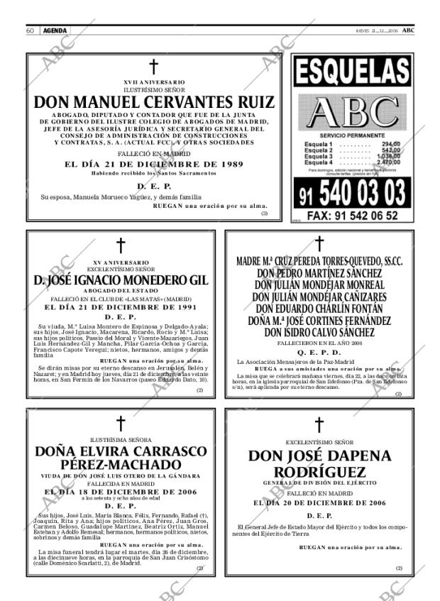 ABC MADRID 21-12-2006 página 60