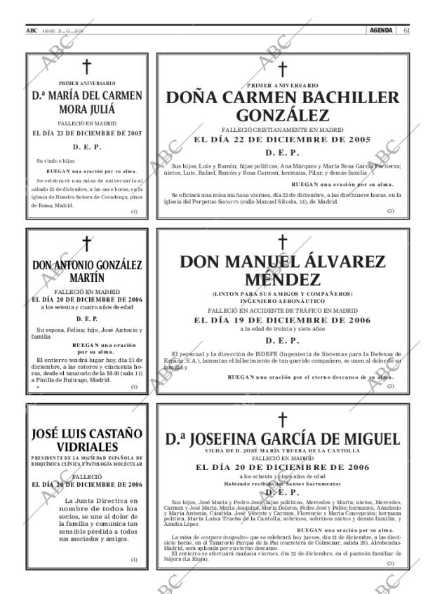 ABC MADRID 21-12-2006 página 61