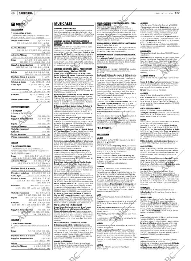 ABC MADRID 21-12-2006 página 66