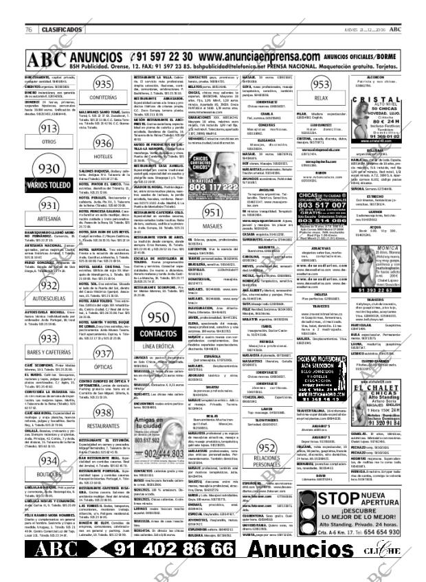 ABC MADRID 21-12-2006 página 76