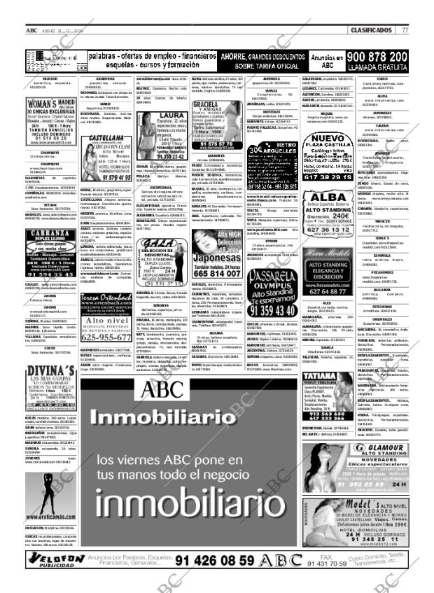 ABC MADRID 21-12-2006 página 77