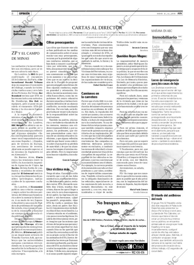 ABC MADRID 21-12-2006 página 8