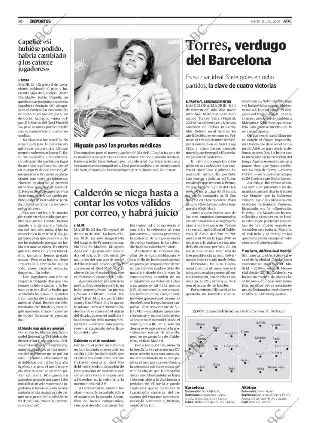 ABC MADRID 21-12-2006 página 90