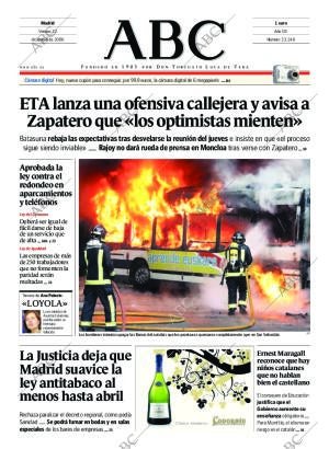 ABC MADRID 22-12-2006 página 1