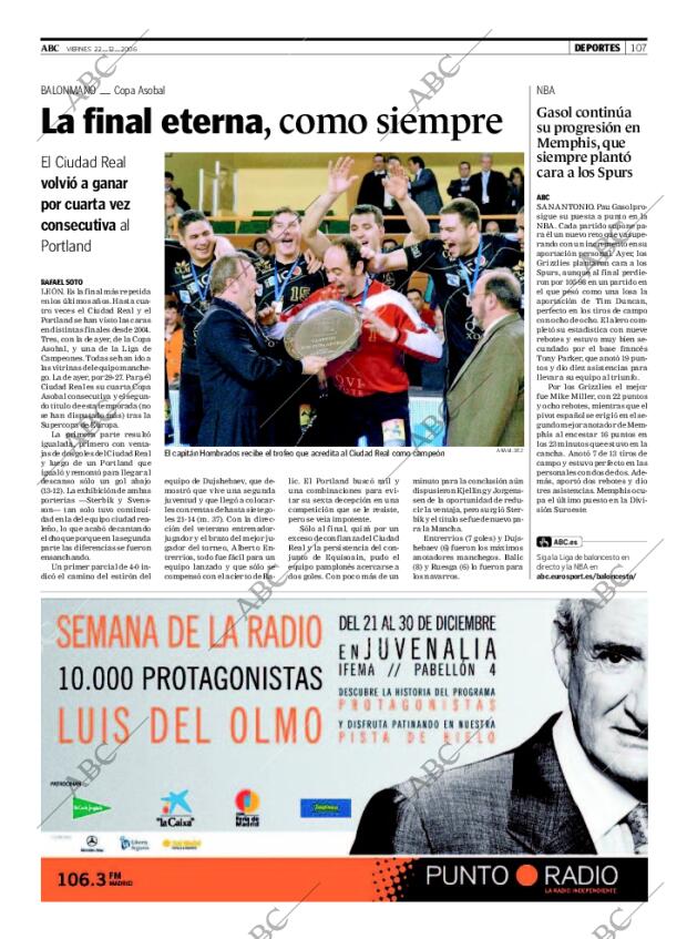 ABC MADRID 22-12-2006 página 107