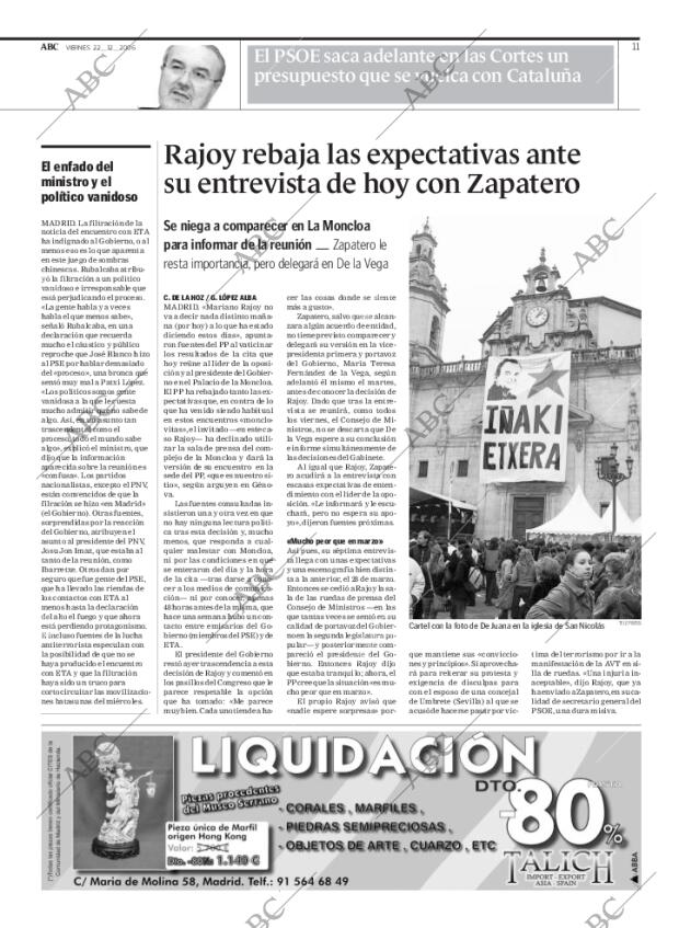 ABC MADRID 22-12-2006 página 11