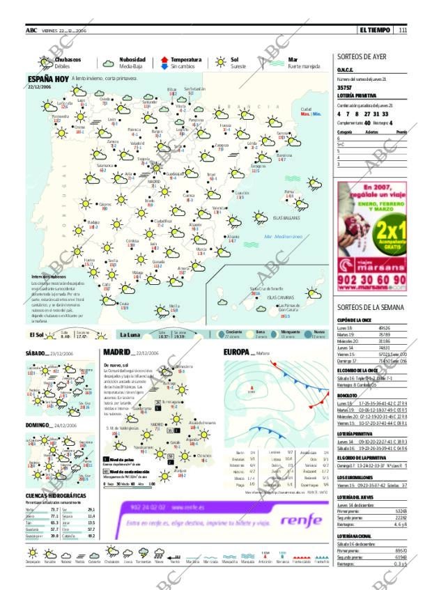 ABC MADRID 22-12-2006 página 111