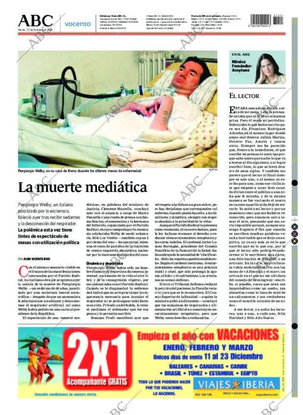ABC MADRID 22-12-2006 página 116
