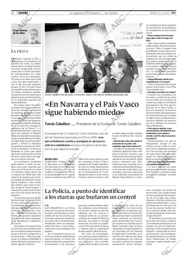 ABC MADRID 22-12-2006 página 12