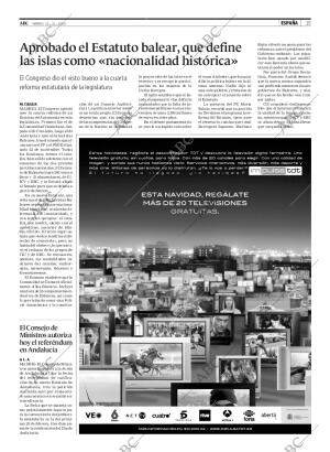 ABC MADRID 22-12-2006 página 15