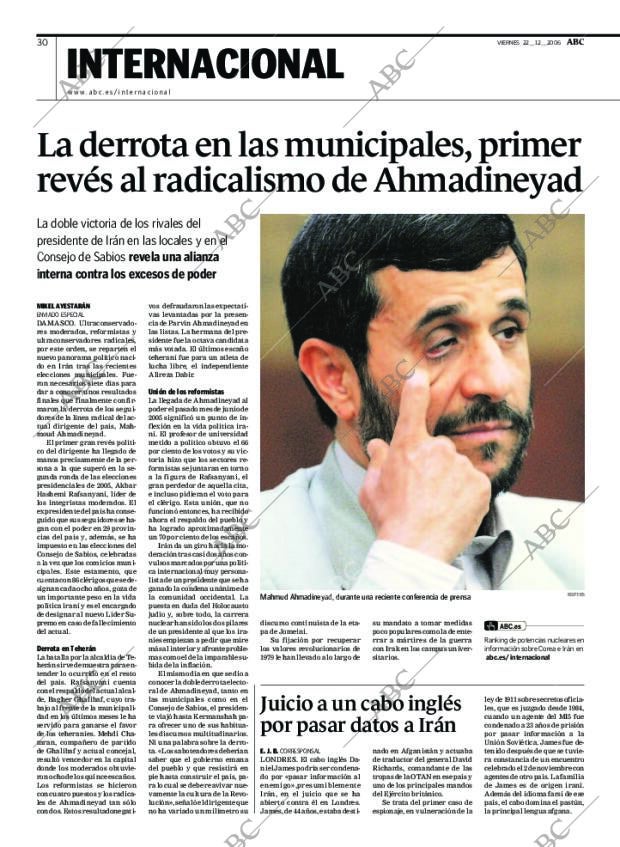 ABC MADRID 22-12-2006 página 30