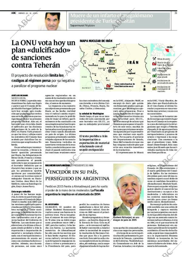 ABC MADRID 22-12-2006 página 31