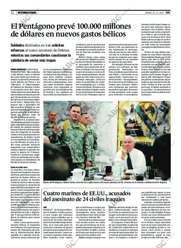 ABC MADRID 22-12-2006 página 32