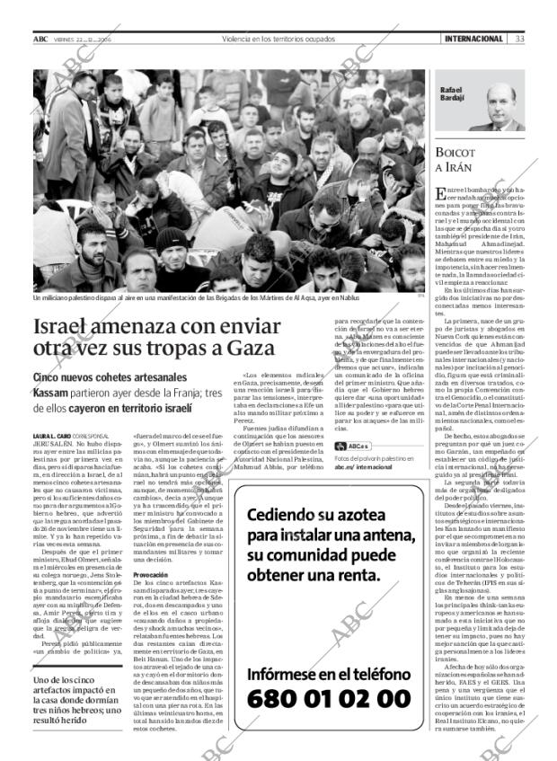 ABC MADRID 22-12-2006 página 33