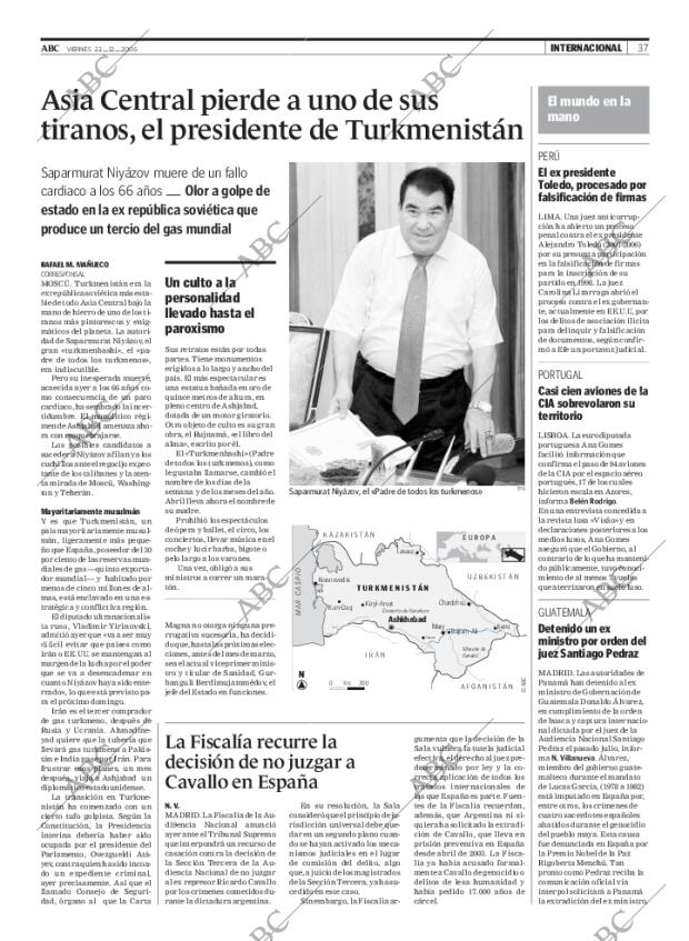 ABC MADRID 22-12-2006 página 37