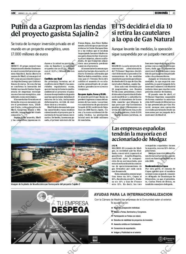 ABC MADRID 22-12-2006 página 41