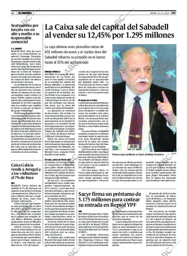 ABC MADRID 22-12-2006 página 42
