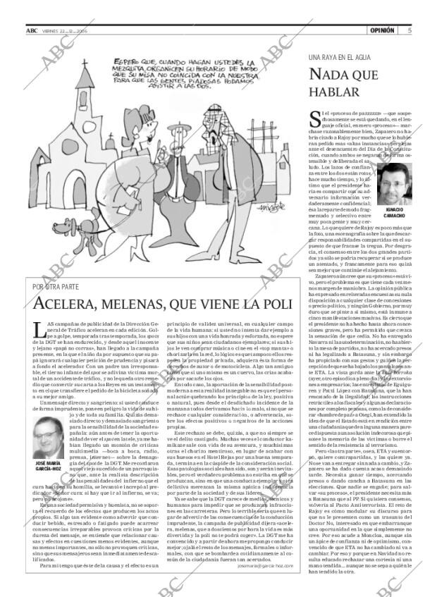 ABC MADRID 22-12-2006 página 5