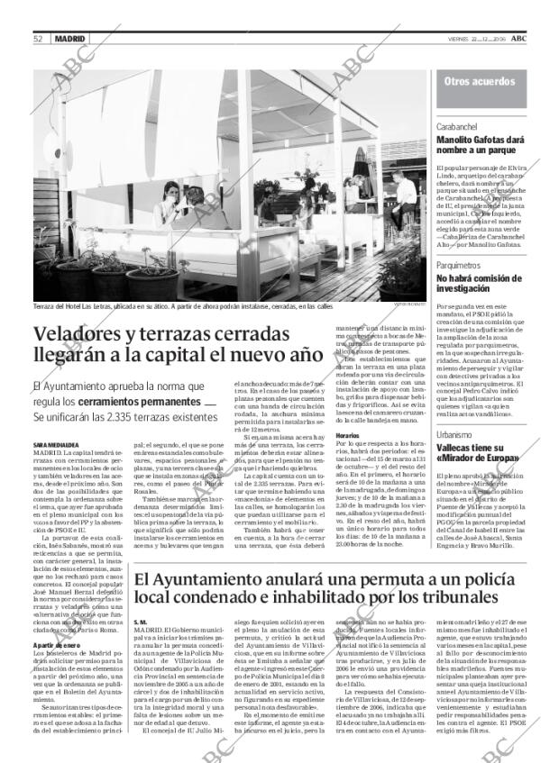 ABC MADRID 22-12-2006 página 52
