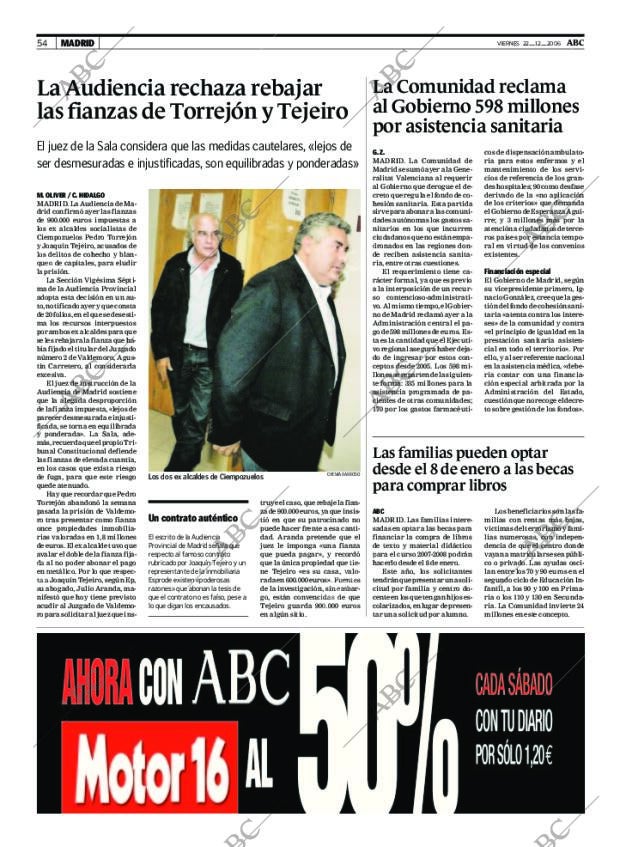 ABC MADRID 22-12-2006 página 54