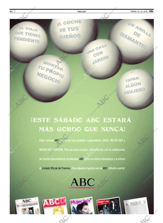 ABC MADRID 22-12-2006 página 60