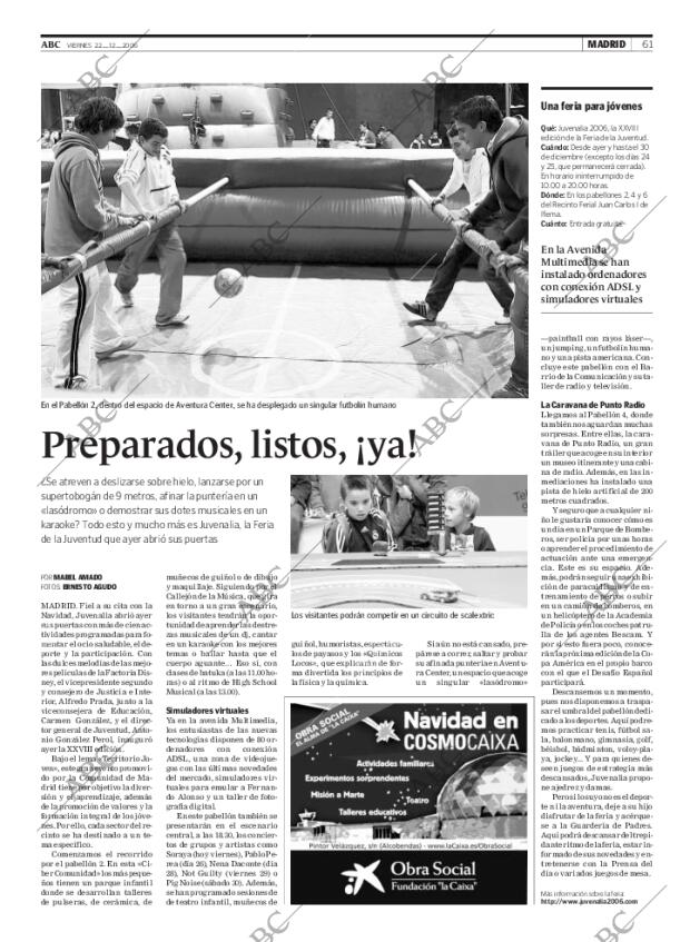 ABC MADRID 22-12-2006 página 61