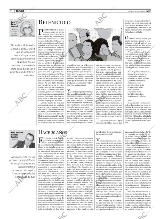 ABC MADRID 22-12-2006 página 66