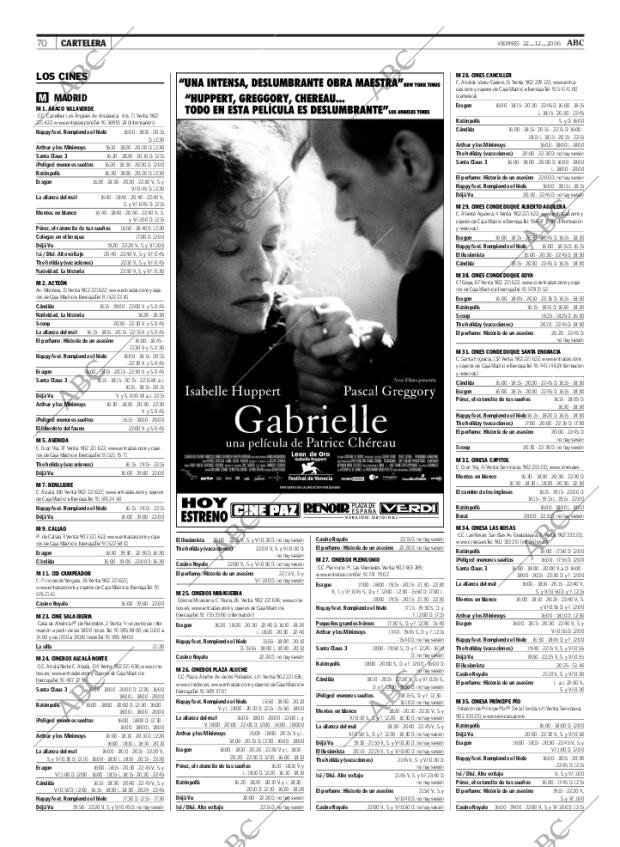 ABC MADRID 22-12-2006 página 70