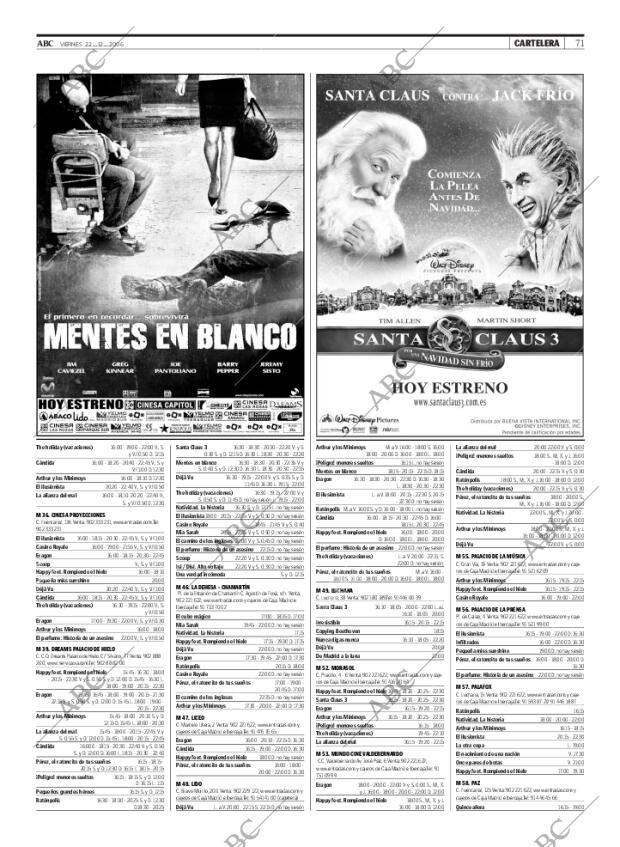 ABC MADRID 22-12-2006 página 71