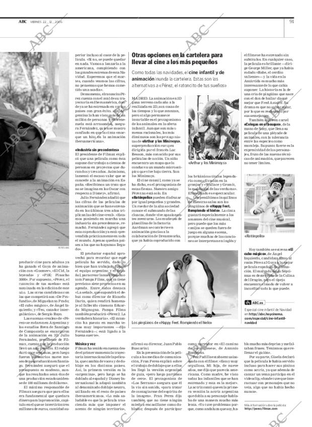 ABC MADRID 22-12-2006 página 91