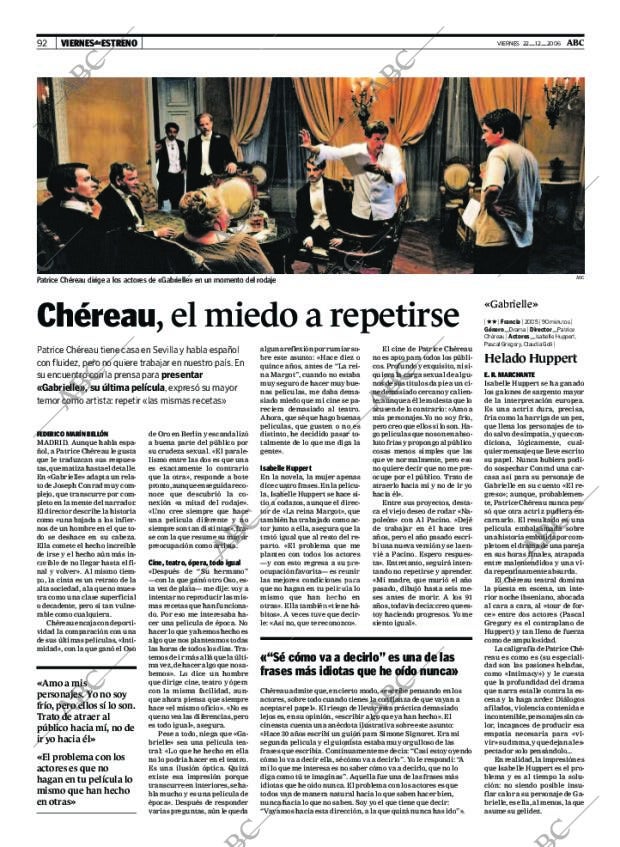 ABC MADRID 22-12-2006 página 92