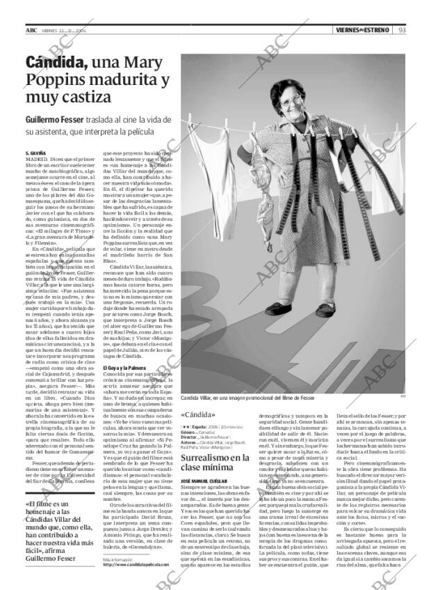 ABC MADRID 22-12-2006 página 93