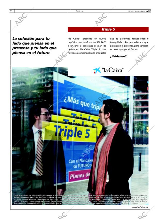 ABC MADRID 23-12-2006 página 26