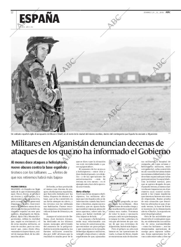 ABC MADRID 24-12-2006 página 12