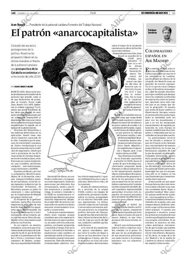 ABC MADRID 24-12-2006 página 43