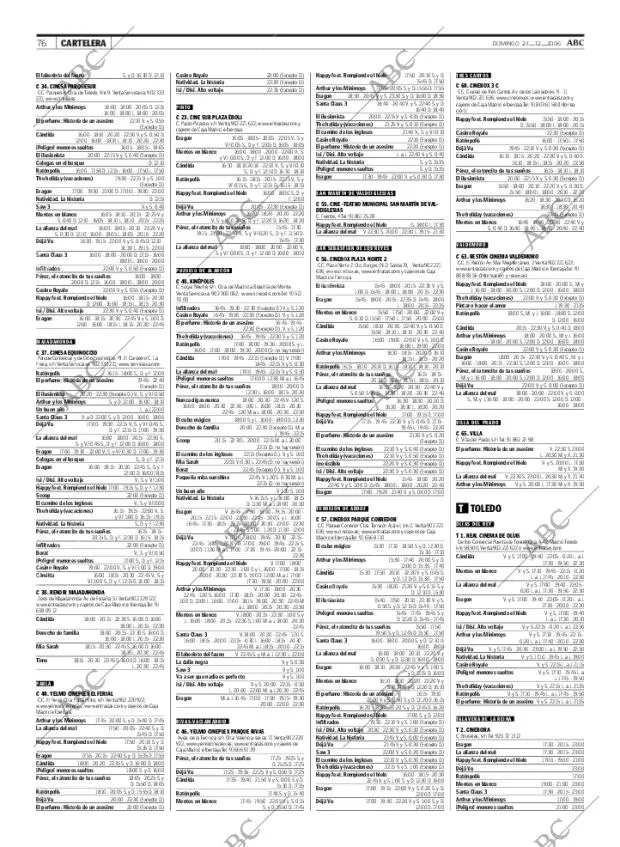 ABC MADRID 24-12-2006 página 76