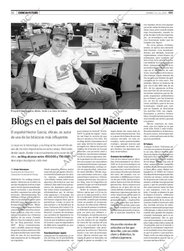 ABC MADRID 24-12-2006 página 88