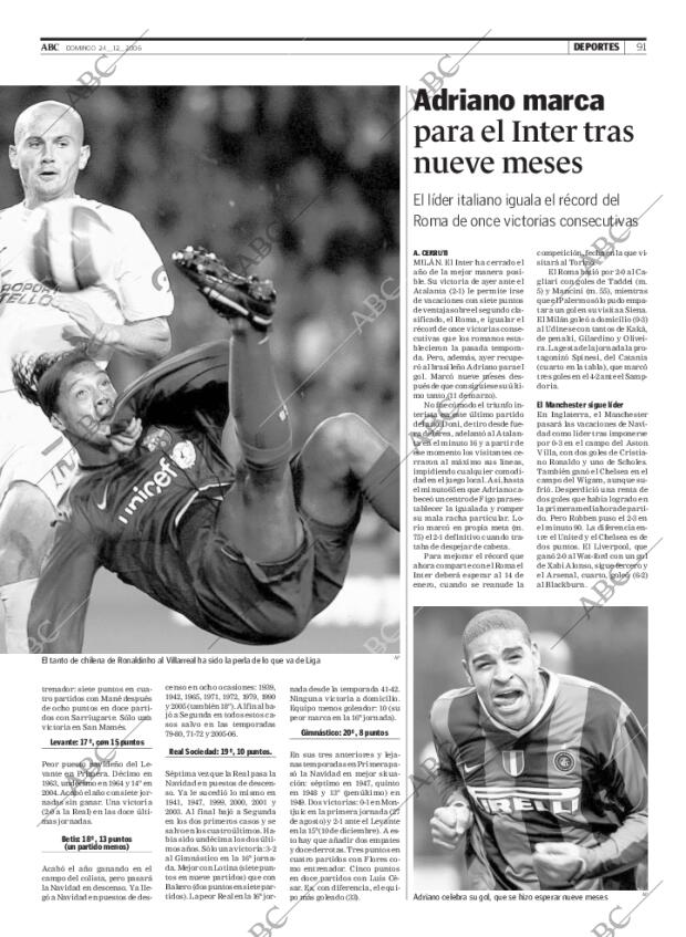 ABC MADRID 24-12-2006 página 91