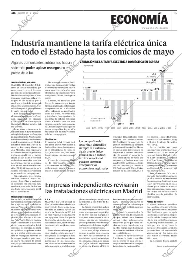 ABC MADRID 26-12-2006 página 39