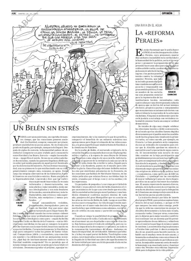 ABC MADRID 26-12-2006 página 5