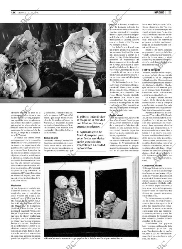 ABC MADRID 27-12-2006 página 53