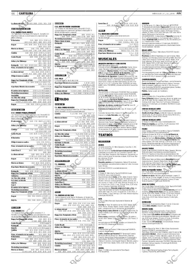 ABC MADRID 27-12-2006 página 66