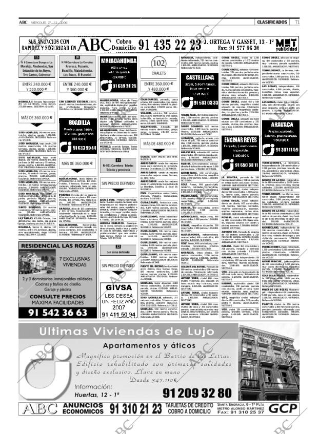 ABC MADRID 27-12-2006 página 71