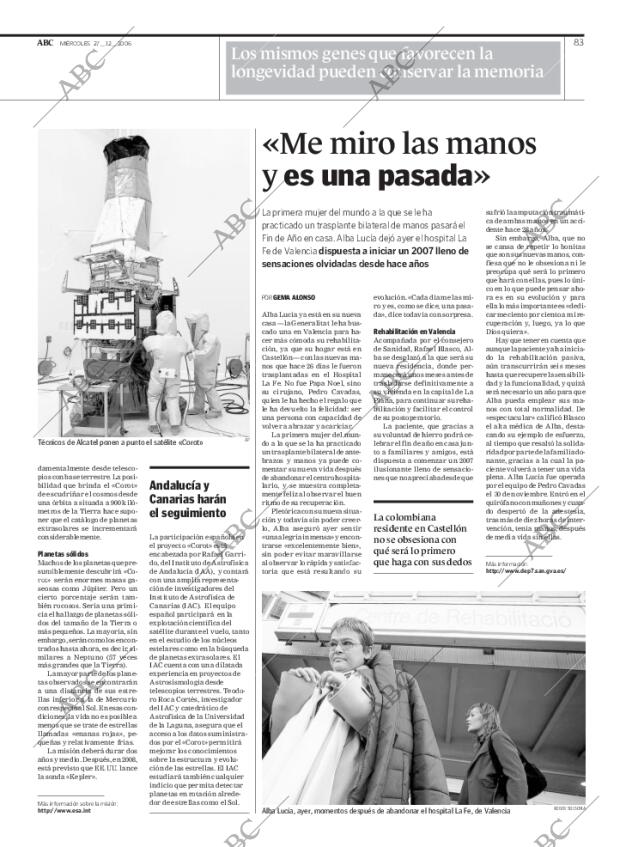 ABC MADRID 27-12-2006 página 83